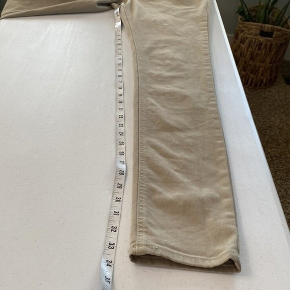 PacSun Khaki Stacked Skinny Jean Active 4-Way Stretch 5 Pocket Design Button Zip - Picture 14 of 16